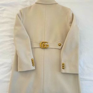 GUCCI CREAM WOOL COAT